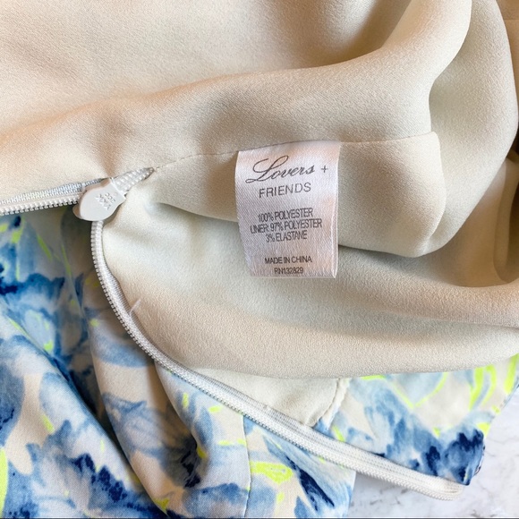 Lovers + Friends Willow Pants Abstract Floral - Picture 8 of 10